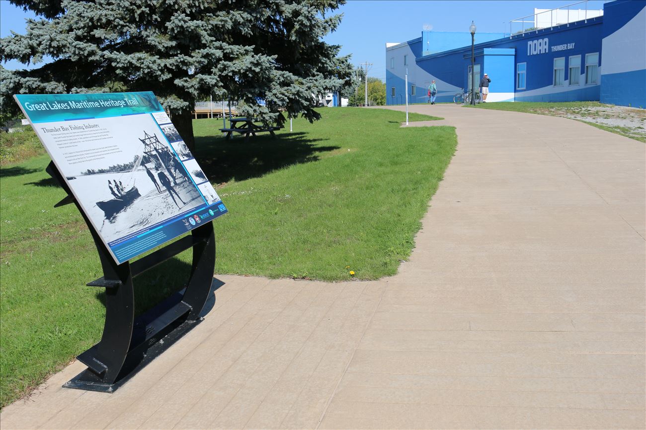 Fisheries history interpreted along the Great Lakes Maritime Heritage Trail