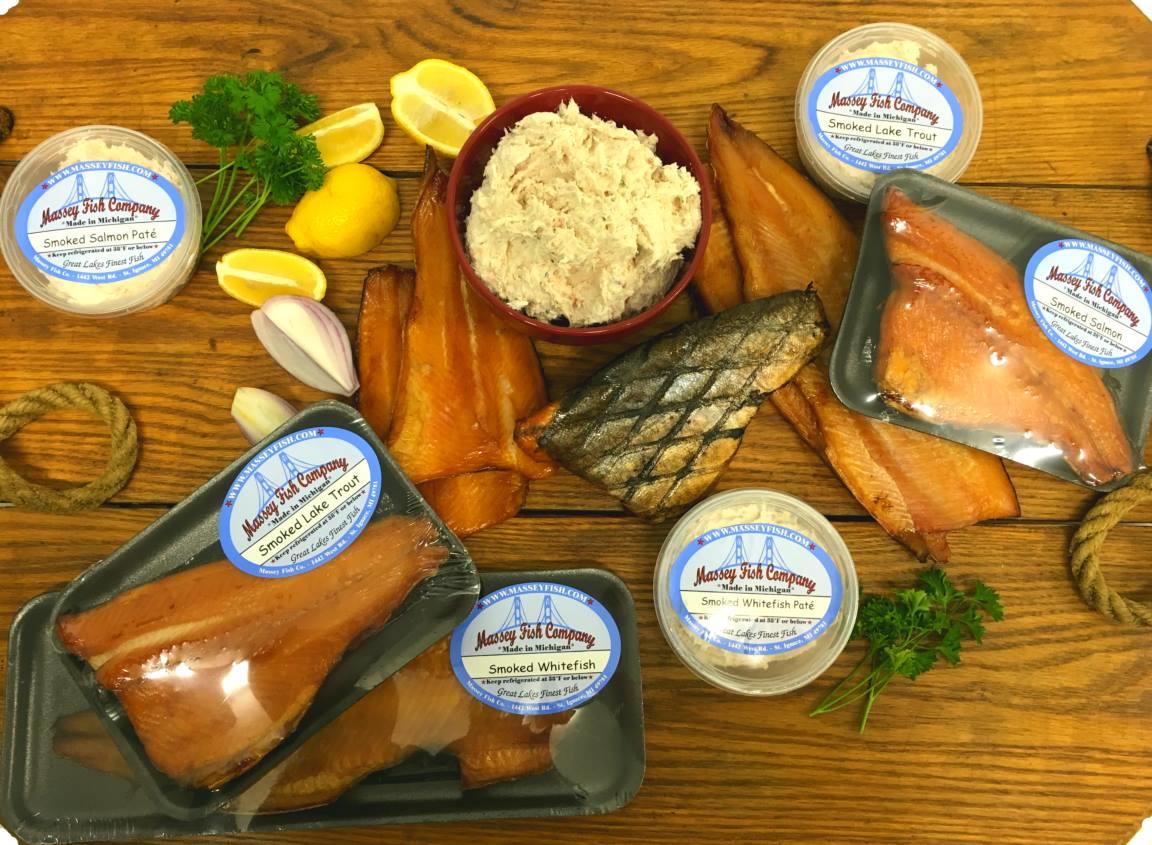 Variety of Fish Products for Sale