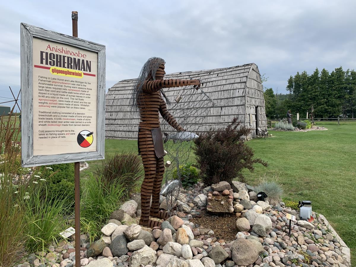 Anishinaabe Fisherman Exhibit
