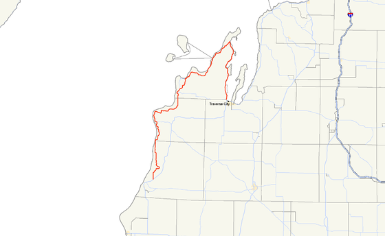 M-22 highlighted in red