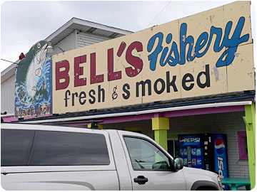 Bill Mogford at Bell's Counter