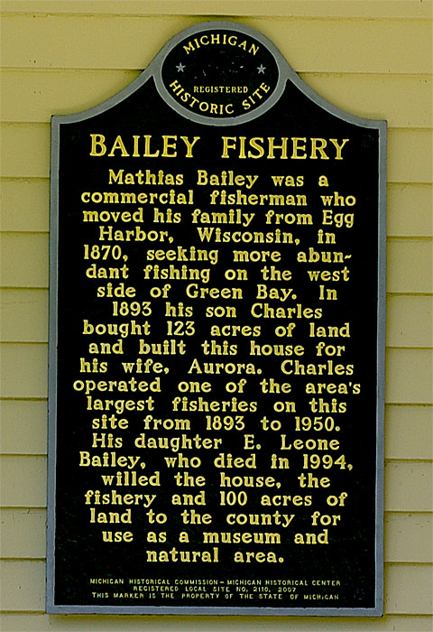 Bailey Fishery Historical Marker