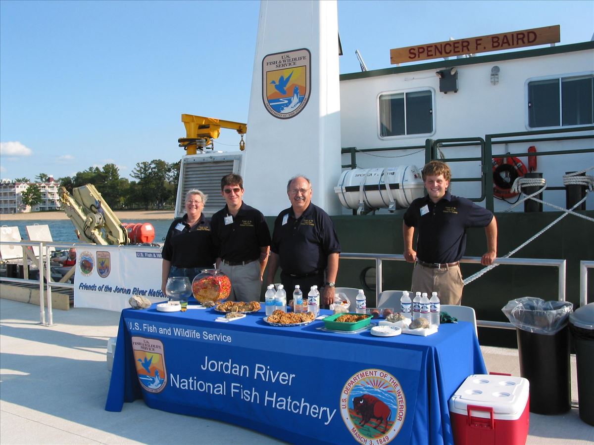 Fish Hatchery staff