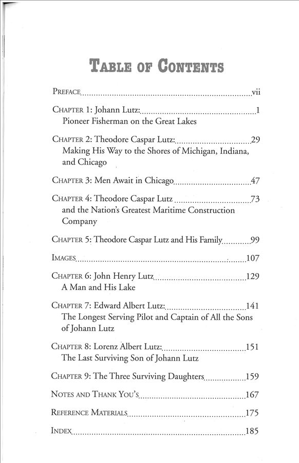 Table of Contents